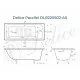 Ванна чугунная Delice Parallel 170х80 с антискользящим покрытием DLR220502-AS