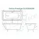 Ванна чугунная Delice Prestige 170х75 с отверстиями под ручки DLR230625R