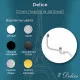 Слив-перелив автомат Click Clack Никель Браш Delice DLR000022