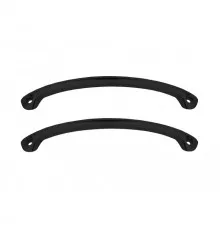 Ручки для чугунных ванн Черные матовые дугообразные Delice серия Elite (комплект 2 шт)