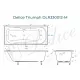 Ванна из литьевого мрамора Delice Triumph 180х80 матовая DLR330012-M