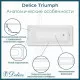 Ванна из литьевого мрамора Delice Triumph 180х80 матовая DLR330012-M