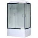 Душевая кабина 100х80х217 см Royal Bath RB8100BP6-WC-CH-L матовое