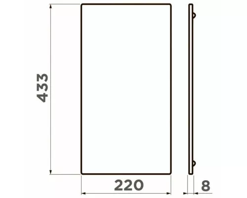 Приобрести Разделочная доска 43,3х22х0,8 см Omoikiri CB-Sintesi-M-WD wood 4999097 в магазине сантехники Santeh-Crystal.ru