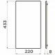Приобрести Разделочная доска 43,3х22х0,8 см Omoikiri CB-Sintesi-M-WD wood 4999097 в магазине сантехники Santeh-Crystal.ru