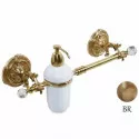 Полотенцедержатель с дозатором жидкого мыла бронза Art&Max Barocco Crystal AM-2057D-Br-C Полотенцедержатель с дозатором жидкого мыла бронза Art&Max Barocco Crystal AM-2057D-Br-C
