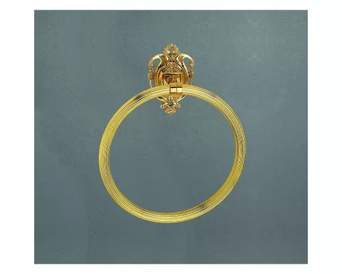 Купить Полотенцедержатель кольцевой античное золото Art&Max Impero AM-1231-Do-Ant в магазине сантехники Santeh-Crystal.ru