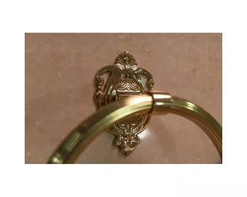 Купить Полотенцедержатель кольцевой античное золото Art&Max Impero AM-1231-Do-Ant в магазине сантехники Santeh-Crystal.ru