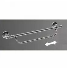 Полотенцедержатель с регулировкой длины от 50 до 80 см Art&Max Antic Crystal AM-E-2648CLS