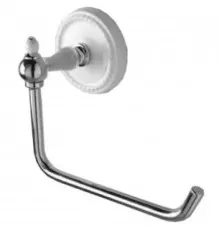 Держатель туалетной бумаги хром/белый Devon&Devon Dorothy DOR411CR