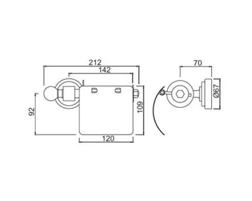 Приобрести Держатель туалетной бумаги Jaquar Queens AQN-CHR-7753 в магазине сантехники Santeh-Crystal.ru
