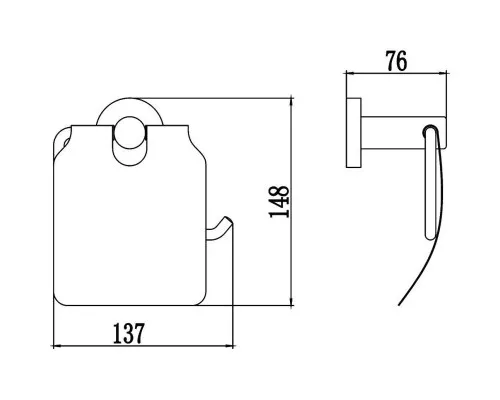 Купить Держатель туалетной бумаги Savol 87 S-008751 в магазине сантехники Santeh-Crystal.ru