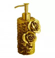 Дозатор жидкого мыла настольный золото Art&Max Rose AM-0091A-Do