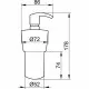 Купить Дозатор 250 мл KEUCO City.2 02753019000 в магазине сантехники Santeh-Crystal.ru