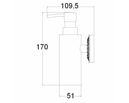 Приобрести Дозатор Zorg Antic AZR 16 BR в магазине сантехники Santeh-Crystal.ru