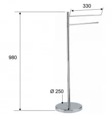 Комплект для туалета Remer Bagno RB550CR