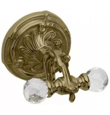 Крючок двойной бронза Art&Max Barocco Crystal AM-1784-Br-C
