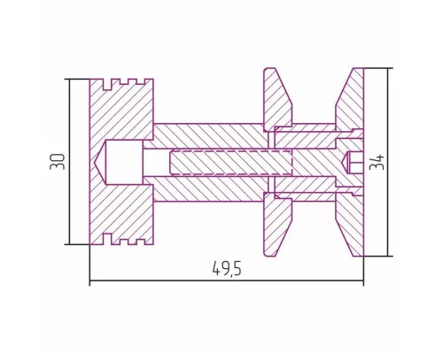 Купить Крючок черный матовый Сунержа Каньон 31-2010-0003 в магазине сантехники Santeh-Crystal.ru