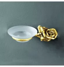 Мыльница с держателем золото Art&Max Rose AM-0915-Do