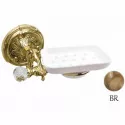 Мыльница с держателем бронза Art&Max Barocco Crystal AM-1786-Br-C Мыльница с держателем бронза Art&Max Barocco Crystal AM-1786-Br-C