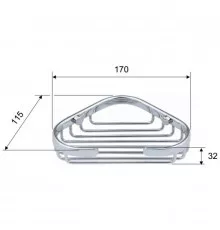 Мыльница Remer Bagno RB271CR