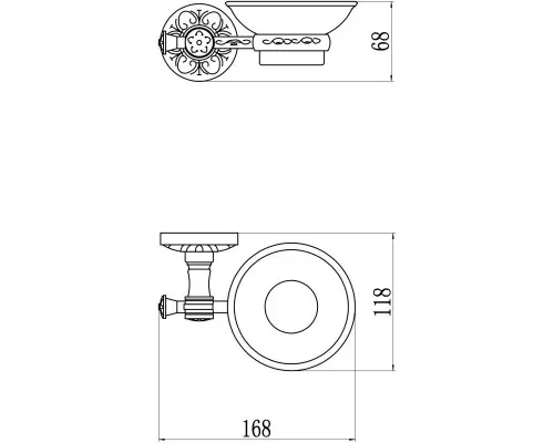 Заказать Мыльница Savol 58A S-005859A в магазине сантехники Santeh-Crystal.ru