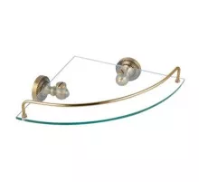 Полка  угловая 27,5х27,5 см Fixsen Antik FX-61103А
