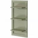 Панель с полками фисташковый матовый Caprigo Jardin 10470-B059