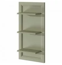 Панель с полками фисташковый матовый Caprigo Jardin 10470-B059