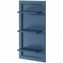 Панель с полками синий матовый Caprigo Jardin 10470-B036