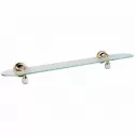 Полка стеклянная 60,5 см золото Tiffany World Crystal TWCR118oro-sw