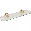 Полка стеклянная 52 см Fixsen Bogema Gold FX-78503G