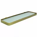 Полка стеклянная 40 см Bronze de Luxe Scandi 10511