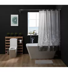Штора для ванной комнаты Aquanet Кусты SC7437A