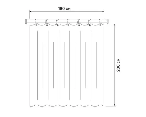 Заказать Штора для ванной комнаты IDDIS Paris days 541P18Ri11 в магазине сантехники Santeh-Crystal.ru