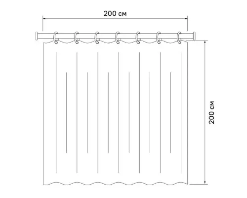 Приобрести Штора для ванной комнаты IDDIS Raguza Fields 199P200i11 в магазине сантехники Santeh-Crystal.ru