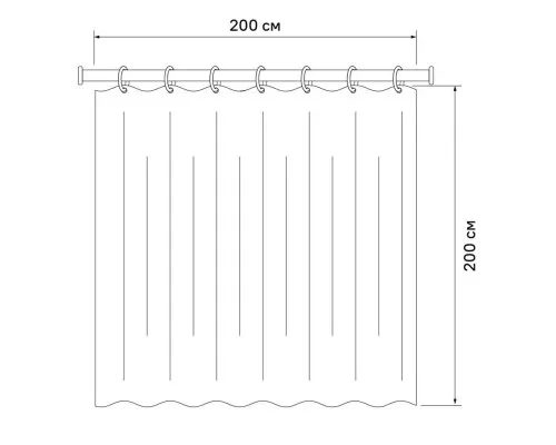 Заказать Штора для ванной комнаты IDDIS Chequers 432P20RI11 в магазине сантехники Santeh-Crystal.ru