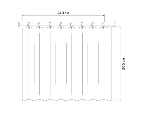 Заказать Штора для ванной комнаты IDDIS City 210P24RI11 в магазине сантехники Santeh-Crystal.ru
