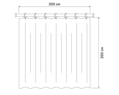 Приобрести Штора для ванной комнаты IDDIS Basic  SCID031P в магазине сантехники Santeh-Crystal.ru