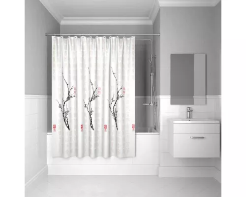 Приобрести Штора для ванной комнаты IDDIS Basic SCID100P в магазине сантехники Santeh-Crystal.ru