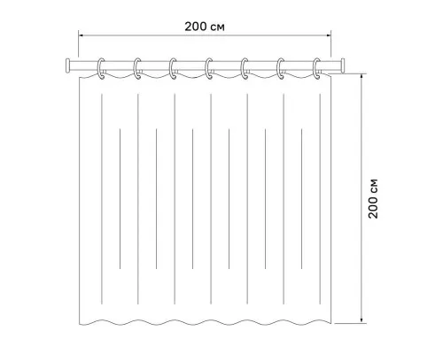 Приобрести Штора для ванной комнаты IDDIS Basic SCID100P в магазине сантехники Santeh-Crystal.ru