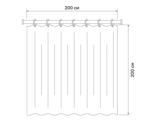 Купить Штора для ванной комнаты IDDIS Basic SCID132P в магазине сантехники Santeh-Crystal.ru