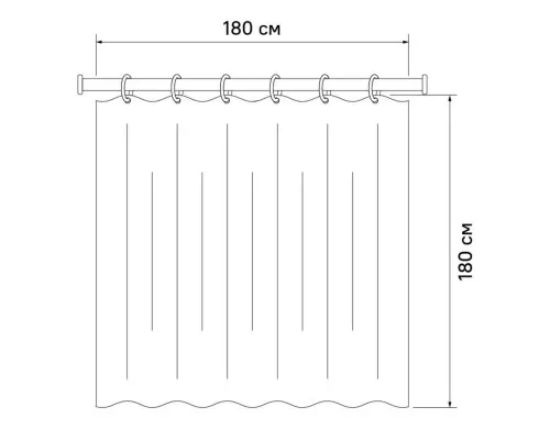 Купить Штора для ванной комнаты IDDIS Promo P07PV11i11 в магазине сантехники Santeh-Crystal.ru