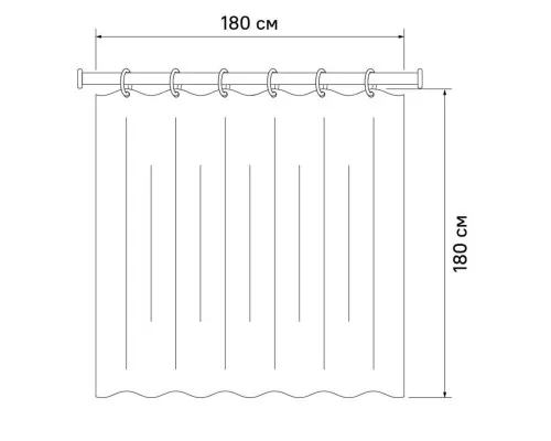 Приобрести Штора для ванной комнаты IDDIS Promo P09PV11i11 в магазине сантехники Santeh-Crystal.ru
