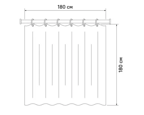 Купить Штора для ванной комнаты IDDIS Promo P24PV11i11 в магазине сантехники Santeh-Crystal.ru