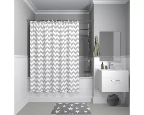 Приобрести Штора для ванной комнаты IDDIS Basic B07P118i11 в магазине сантехники Santeh-Crystal.ru
