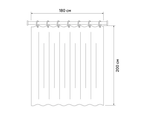 Приобрести Штора для ванной комнаты IDDIS Basic B16P218i11 в магазине сантехники Santeh-Crystal.ru