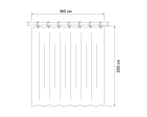 Заказать Штора для ванной комнаты IDDIS Basic B31P218i11 в магазине сантехники Santeh-Crystal.ru