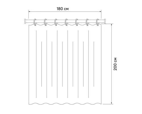Купить Штора для ванной комнаты IDDIS Basic B34P218i11 в магазине сантехники Santeh-Crystal.ru
