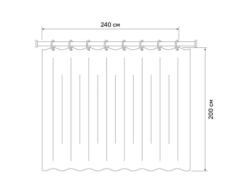 Заказать Штора для ванной комнаты IDDIS Basic B44P224i11 в магазине сантехники Santeh-Crystal.ru